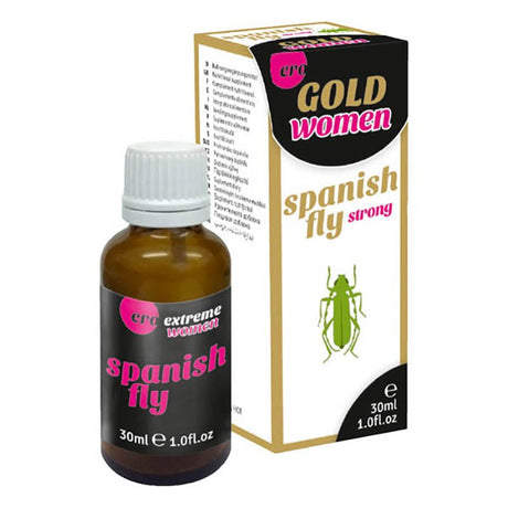 Buy Ero Spanish Fly - Gold Women - Aphrodisiac Enhancer - 30 ml Bottle – Naughtyhut NZ sex toys online. Discreet delivery & top brands.