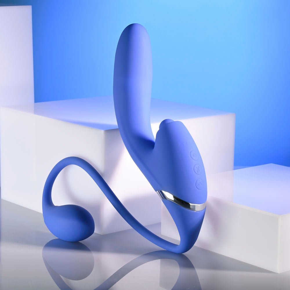 Buy Evolved ALL IN - Purple USB Recahrgeable Triple Stimulating Vibrator – Naughtyhut NZ sex toys online. Discreet delivery & top brands.