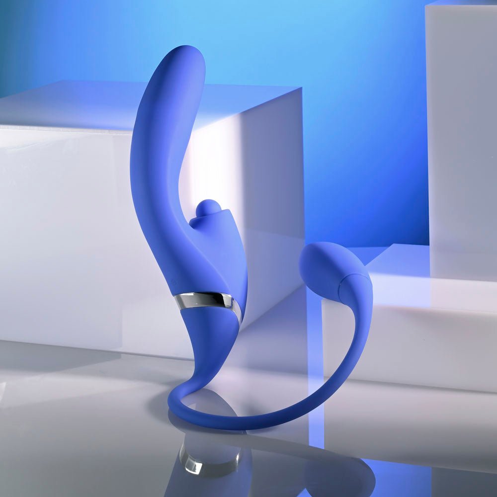 Evolved ALL IN - Purple USB Recahrgeable Triple Stimulating Vibrator – Sex toys NZ by Naughtyhut. Discreet delivery nationwide.