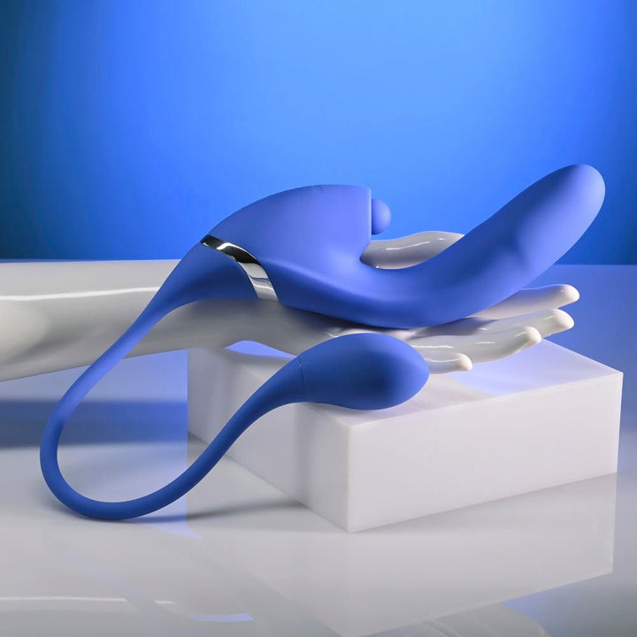 Evolved ALL IN - Purple USB Recahrgeable Triple Stimulating Vibrator – Sex toys NZ by Naughtyhut. Discreet delivery nationwide.