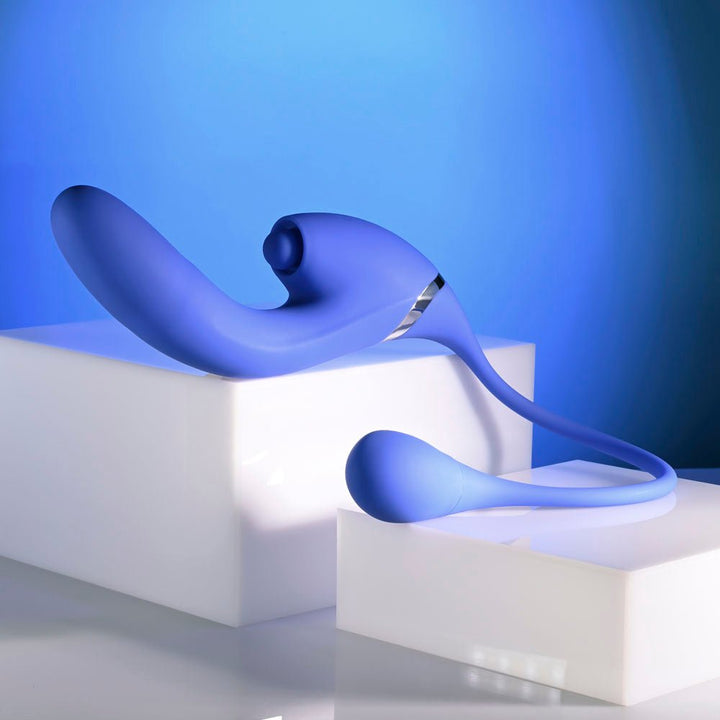 Evolved ALL IN - Purple USB Recahrgeable Triple Stimulating Vibrator – Sex toys NZ by Naughtyhut. Discreet delivery nationwide.