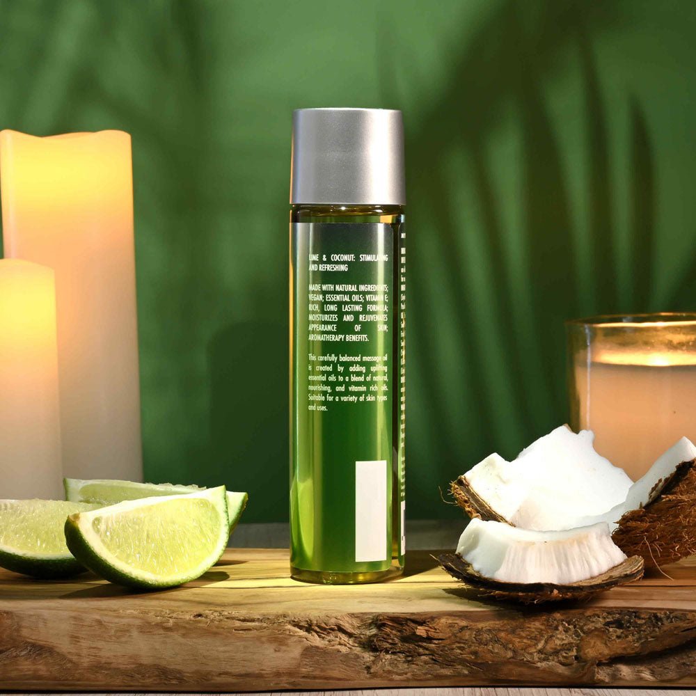 Buy Evolved ANOINT PERFUMERY - Lime Infused Coconut - Lime Infused Coconut Massage Oil - 120 ml Bottle – Naughtyhut NZ sex toys online. Discreet delivery & top brands.