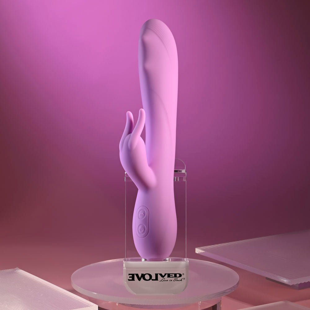 Evolved BEAD THE WAY - Pink 23.2 cm USB Rechargeable Rabbit Vibrator – Sex toys NZ by Naughtyhut. Discreet delivery nationwide.