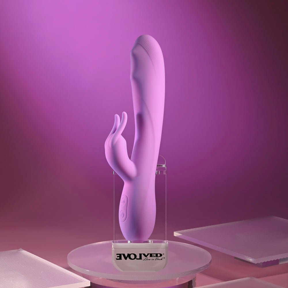 Evolved BEAD THE WAY - Pink 23.2 cm USB Rechargeable Rabbit Vibrator – Sex toys NZ by Naughtyhut. Discreet delivery nationwide.