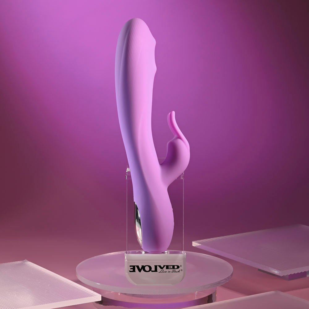 Buy Evolved BEAD THE WAY - Pink 23.2 cm USB Rechargeable Rabbit Vibrator – Naughtyhut NZ sex toys online. Discreet delivery & top brands.