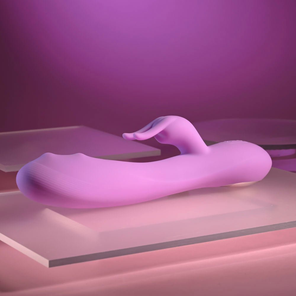 Evolved BEAD THE WAY - Pink 23.2 cm USB Rechargeable Rabbit Vibrator – Sex toys NZ by Naughtyhut. Discreet delivery nationwide.