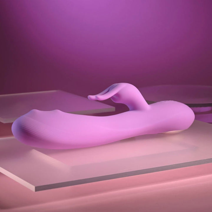 Evolved BEAD THE WAY - Pink 23.2 cm USB Rechargeable Rabbit Vibrator – Sex toys NZ by Naughtyhut. Discreet delivery nationwide.