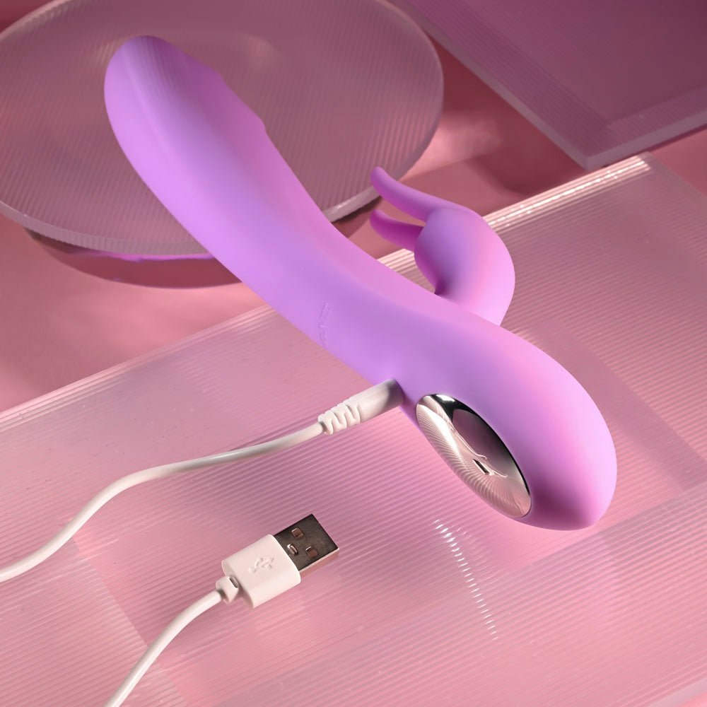 Evolved BEAD THE WAY - Pink 23.2 cm USB Rechargeable Rabbit Vibrator – Sex toys NZ by Naughtyhut. Discreet delivery nationwide.