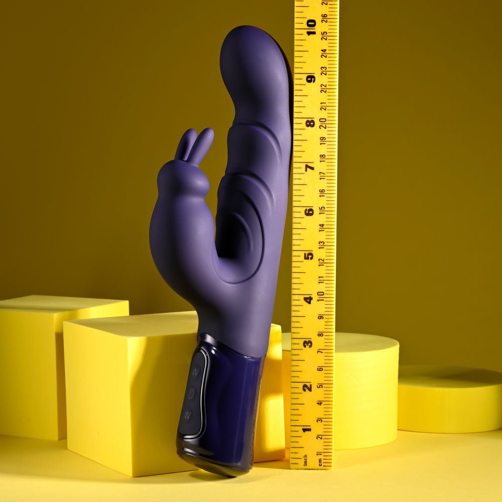 Buy Evolved BIG DEAL - Purple 25.7 cm USB Rechargeable Rabbit Vibrator – Naughtyhut NZ sex toys online. Discreet delivery & top brands.