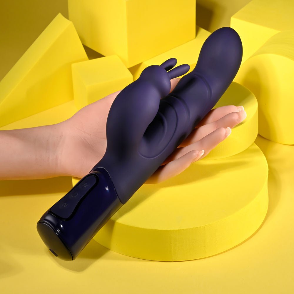 Buy Evolved BIG DEAL - Purple 25.7 cm USB Rechargeable Rabbit Vibrator – Naughtyhut NZ sex toys online. Discreet delivery & top brands.