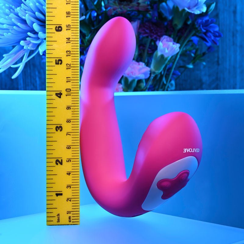 Buy Evolved BUCK WILD - Pink USB Rechargeable Flicking Vibrator – Naughtyhut NZ sex toys online. Discreet delivery & top brands.