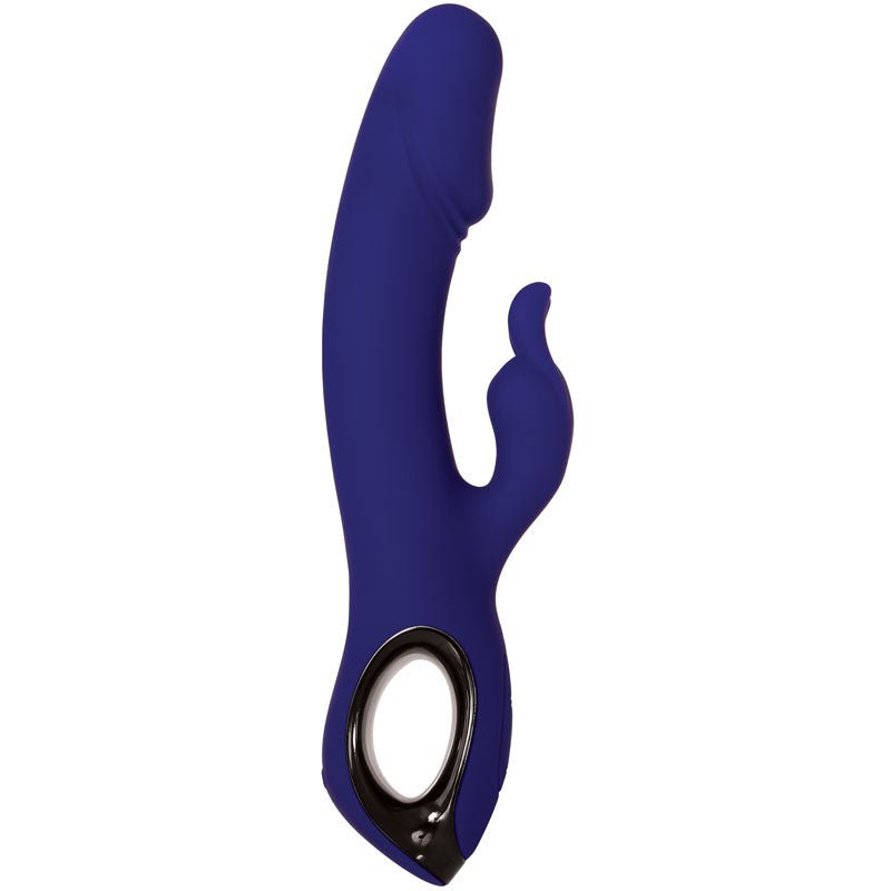 Buy Evolved Bunny Buddy - Blue 22.2 cm USB Rechargeable Rabbit Vibrator – Naughtyhut NZ sex toys online. Discreet delivery & top brands.