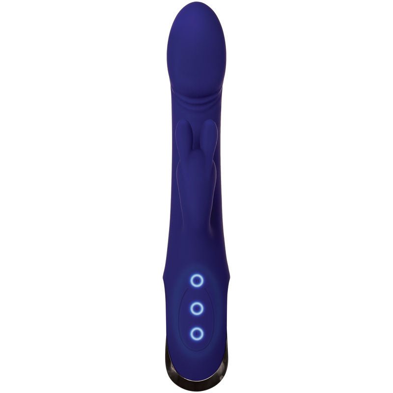 Buy Evolved Bunny Buddy - Blue 22.2 cm USB Rechargeable Rabbit Vibrator – Naughtyhut NZ sex toys online. Discreet delivery & top brands.