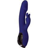 Buy Evolved Bunny Buddy - Blue 22.2 cm USB Rechargeable Rabbit Vibrator – Naughtyhut NZ sex toys online. Discreet delivery & top brands.