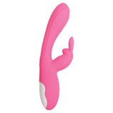 Buy Evolved Bunny Kisses - Pink 20 cm USB Rechargeable Rabbit Vibrator – Naughtyhut NZ sex toys online. Discreet delivery & top brands.