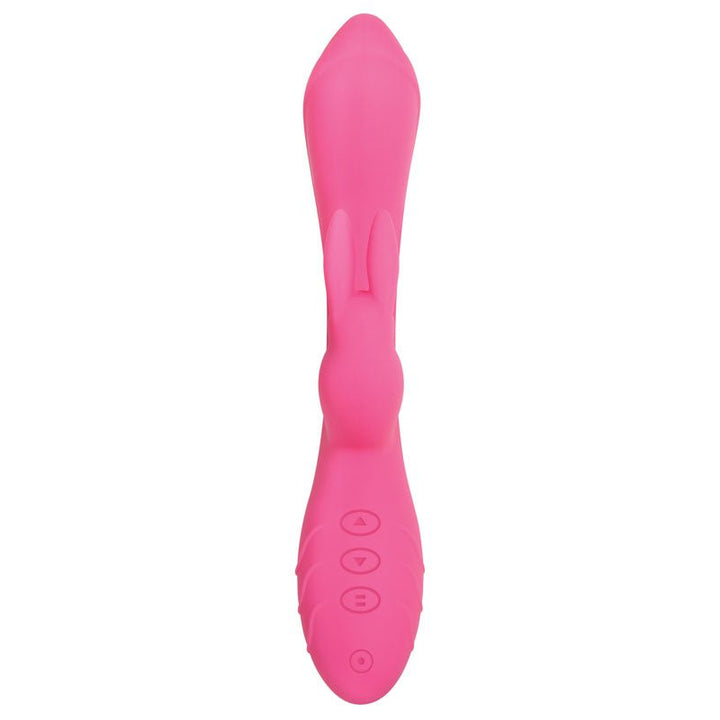 Evolved Bunny Kisses - Pink 20 cm USB Rechargeable Rabbit Vibrator – Sex toys NZ by Naughtyhut. Discreet delivery nationwide.