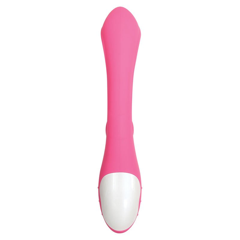 Buy Evolved Bunny Kisses - Pink 20 cm USB Rechargeable Rabbit Vibrator – Naughtyhut NZ sex toys online. Discreet delivery & top brands.