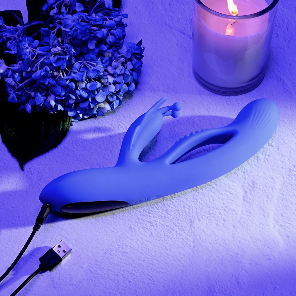 Buy Evolved BUTTERFLY DREAMS - Purple 23.8 cm USB Rechargeable Butterfly Vibrator – Naughtyhut NZ sex toys online. Discreet delivery & top brands.