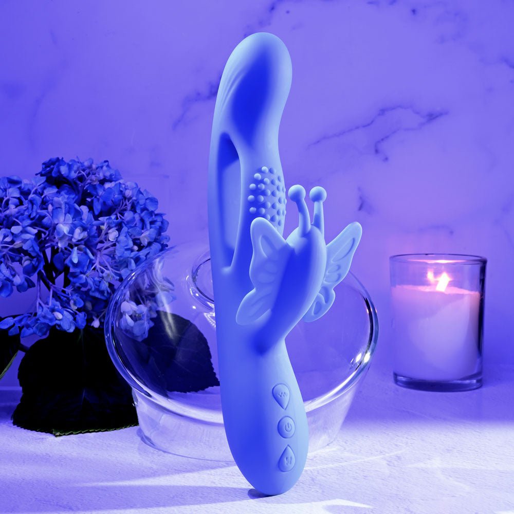 Buy Evolved BUTTERFLY DREAMS - Purple 23.8 cm USB Rechargeable Butterfly Vibrator – Naughtyhut NZ sex toys online. Discreet delivery & top brands.