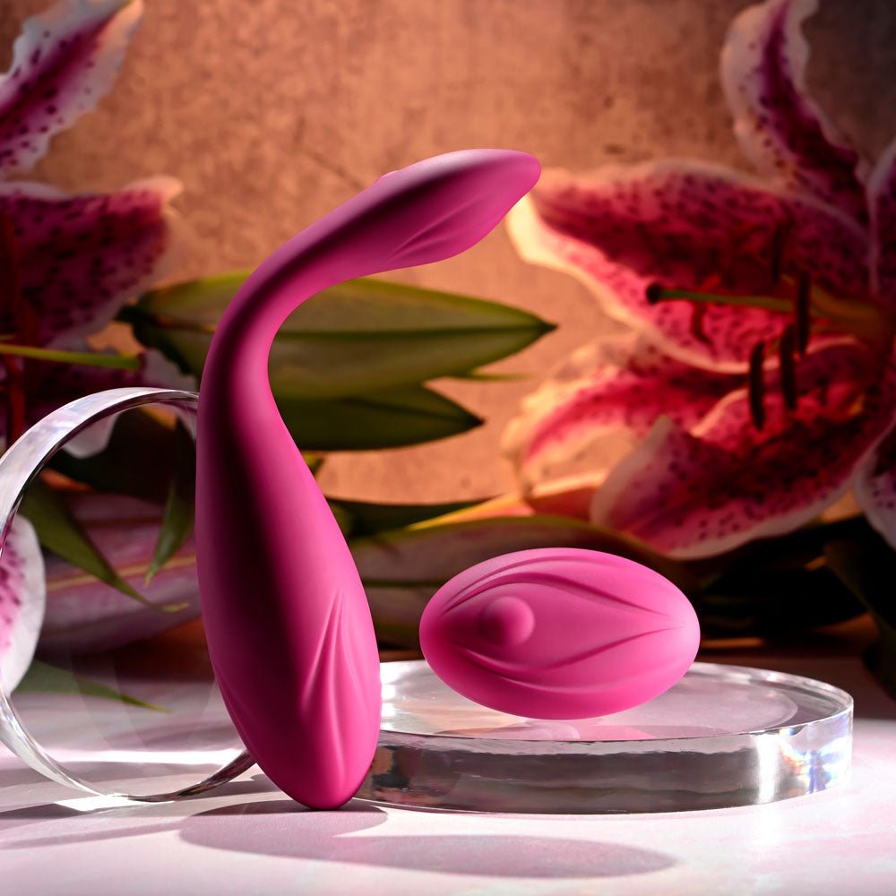 Evolved CHERRY POSE - Pink 16.1 cm USB Rechargeable Flexible & Posable Vibrator with Remote – Sex toys NZ by Naughtyhut. Discreet delivery nationwide.