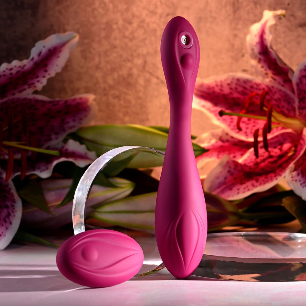 Evolved CHERRY POSE - Pink 16.1 cm USB Rechargeable Flexible & Posable Vibrator with Remote – Sex toys NZ by Naughtyhut. Discreet delivery nationwide.