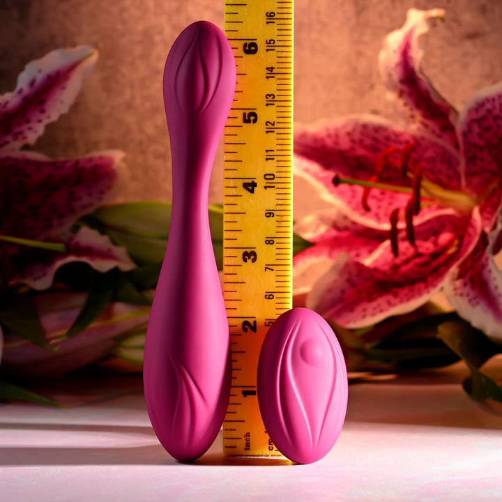 Evolved CHERRY POSE - Pink 16.1 cm USB Rechargeable Flexible & Posable Vibrator with Remote – Sex toys NZ by Naughtyhut. Discreet delivery nationwide.