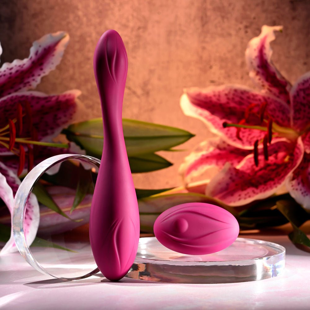 Evolved CHERRY POSE - Pink 16.1 cm USB Rechargeable Flexible & Posable Vibrator with Remote – Sex toys NZ by Naughtyhut. Discreet delivery nationwide.