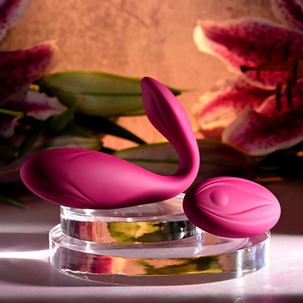 Evolved CHERRY POSE - Pink 16.1 cm USB Rechargeable Flexible & Posable Vibrator with Remote – Sex toys NZ by Naughtyhut. Discreet delivery nationwide.