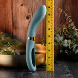 Buy Evolved CHICK FLICK - Olive Green 24 cm USB Rechargeable Vibrator with Flicking Tip – Naughtyhut NZ sex toys online. Discreet delivery & top brands.