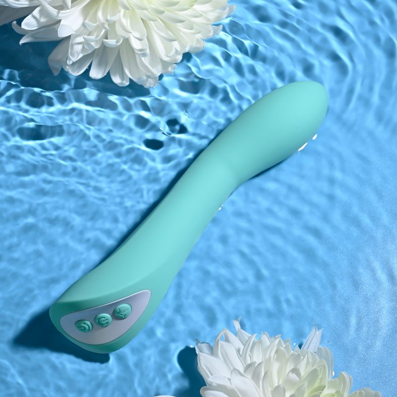Buy Evolved COME WITH ME - Teal 20.3 cm USB Rechargeable Vibrator with Flicking Head – Naughtyhut NZ sex toys online. Discreet delivery & top brands.