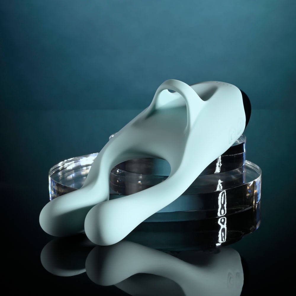 Buy Evolved COUPLES THERAPY - Teal USB Rechargeable Couples Stimulator – Naughtyhut NZ sex toys online. Discreet delivery & top brands.