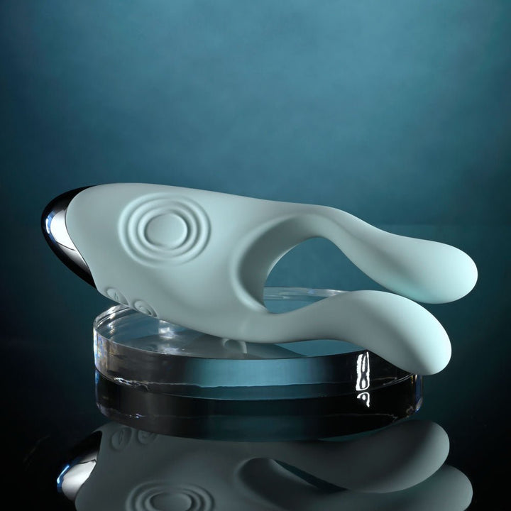 Evolved COUPLES THERAPY - Teal USB Rechargeable Couples Stimulator – Sex toys NZ by Naughtyhut. Discreet delivery nationwide.
