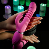 Buy Evolved PINK DRAGON - Pink 24.2 cm USB Rechargeable Thrusting Rabbit Vibrator – Naughtyhut NZ sex toys online. Discreet delivery & top brands.