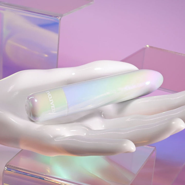 Evolved EASY DOES IT - Pearlescent White 10 cm USB Rechargeable Bullet – Sex toys NZ by Naughtyhut. Discreet delivery nationwide.