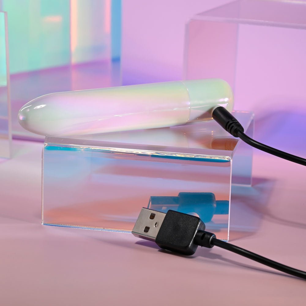 Buy Evolved EASY DOES IT - Pearlescent White 10 cm USB Rechargeable Bullet – Naughtyhut NZ sex toys online. Discreet delivery & top brands.