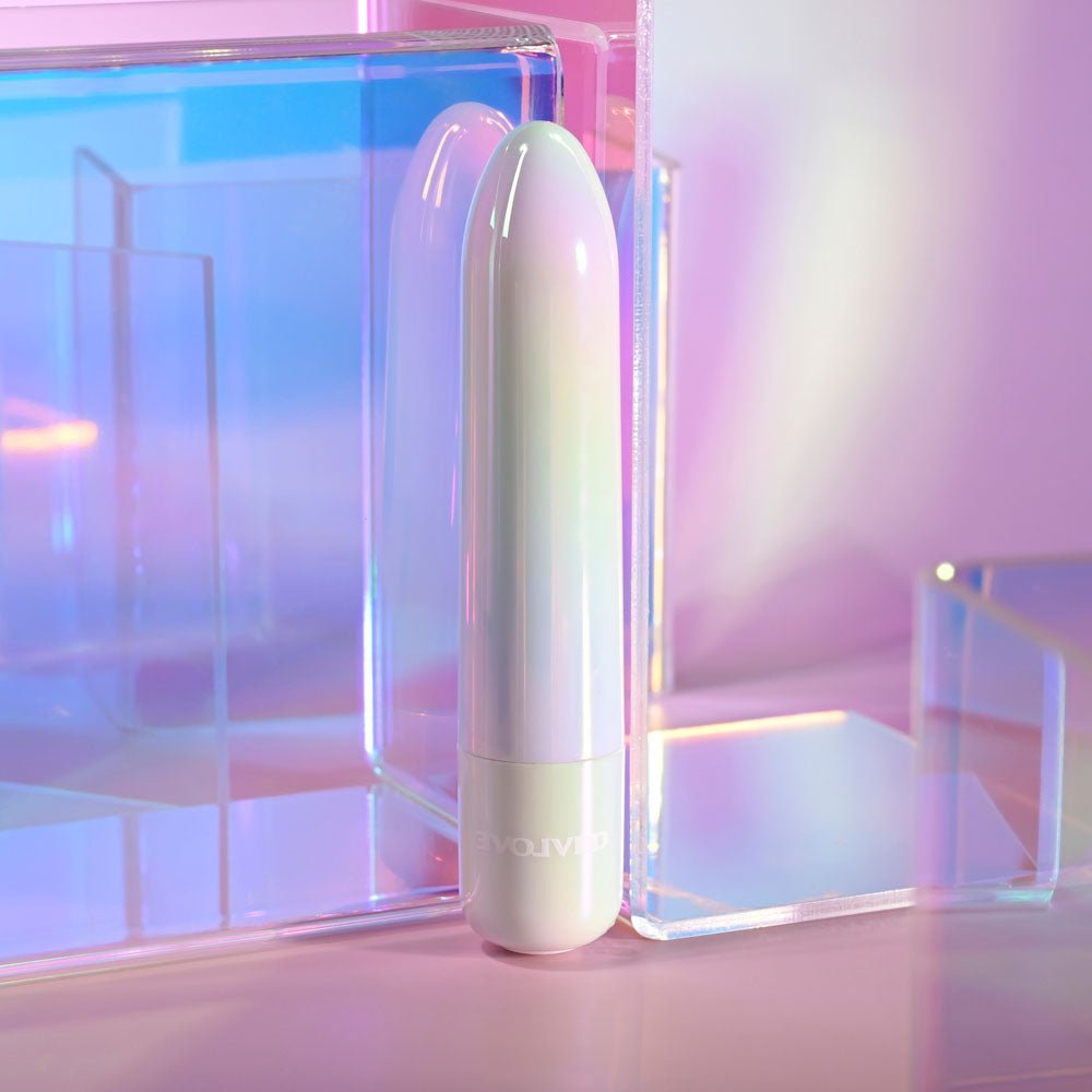 Buy Evolved EASY DOES IT - Pearlescent White 10 cm USB Rechargeable Bullet – Naughtyhut NZ sex toys online. Discreet delivery & top brands.