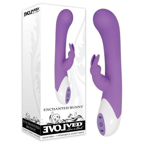 Buy Evolved Enchanted Bunny - Purple 19 cm (7.5'') Rabbit Vibrator – Naughtyhut NZ sex toys online. Discreet delivery & top brands.