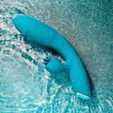 Buy Evolved FIERCE FLICKER - Blue 19.5 cm USB Rechargeable Rabbit Flicker Vibrator – Naughtyhut NZ sex toys online. Discreet delivery & top brands.