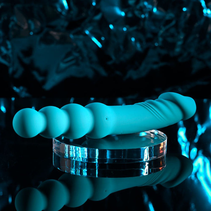 Evolved FLIP FLOP - Blue 23.1 cm USB Rechargeable Dual Ended Vibrator – Sex toys NZ by Naughtyhut. Discreet delivery nationwide.