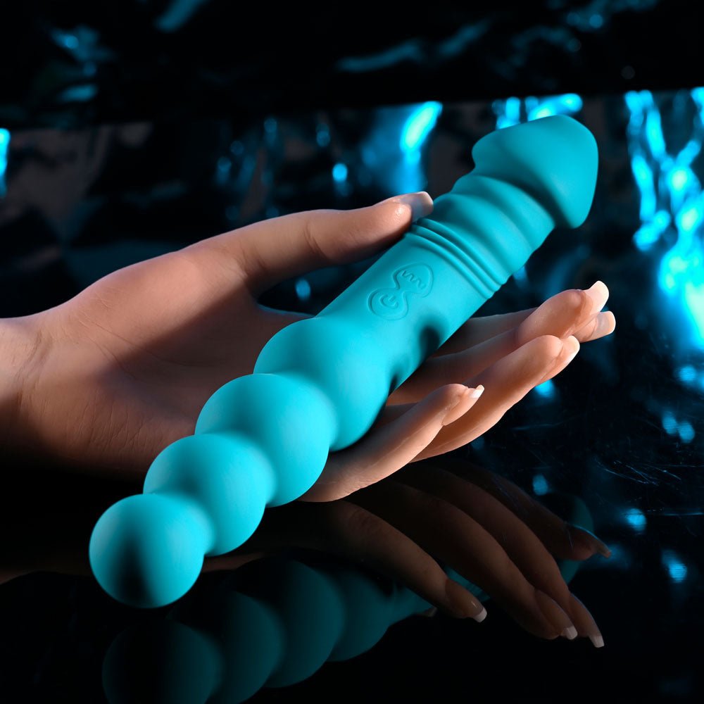 Buy Evolved FLIP FLOP - Blue 23.1 cm USB Rechargeable Dual Ended Vibrator – Naughtyhut NZ sex toys online. Discreet delivery & top brands.
