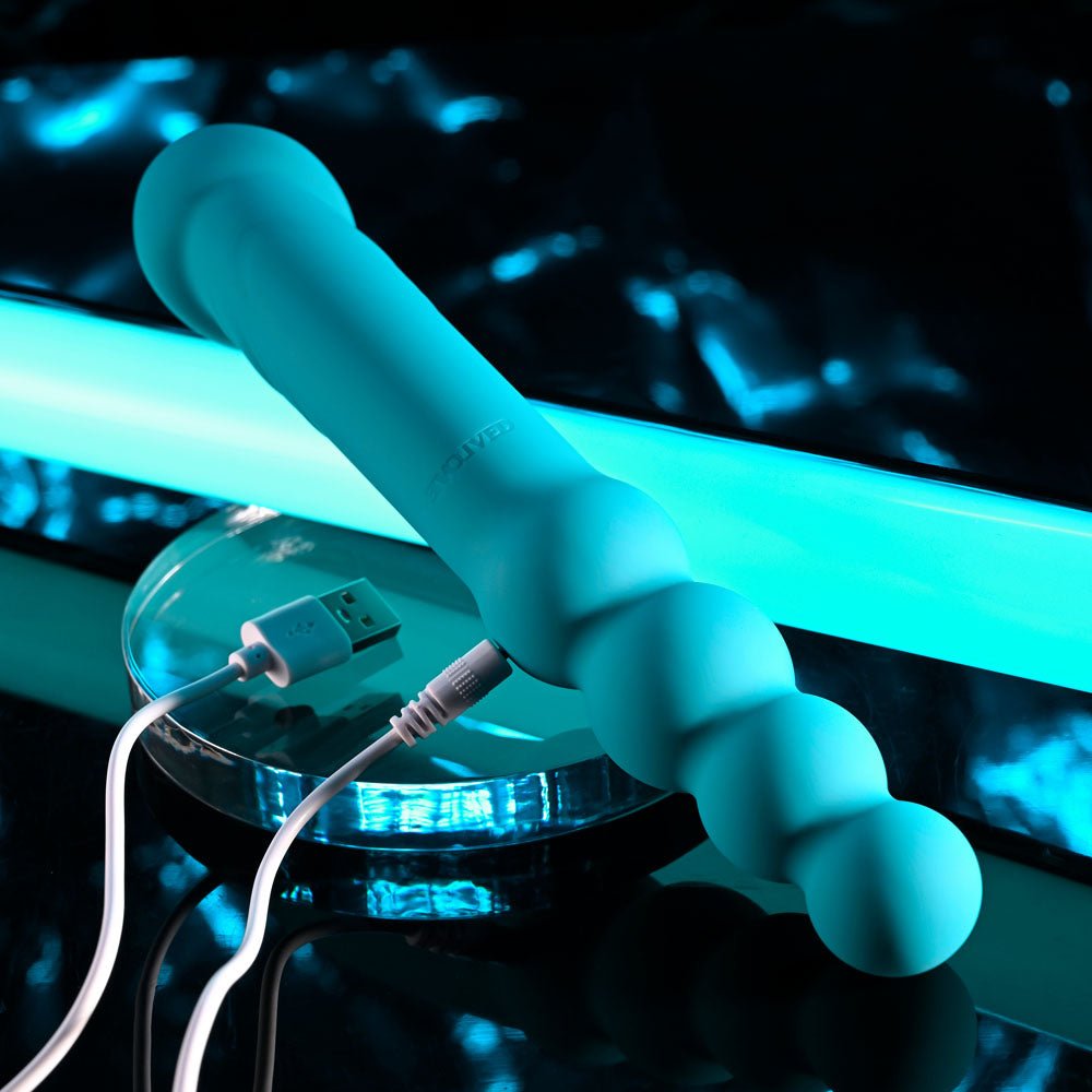Buy Evolved FLIP FLOP - Blue 23.1 cm USB Rechargeable Dual Ended Vibrator – Naughtyhut NZ sex toys online. Discreet delivery & top brands.