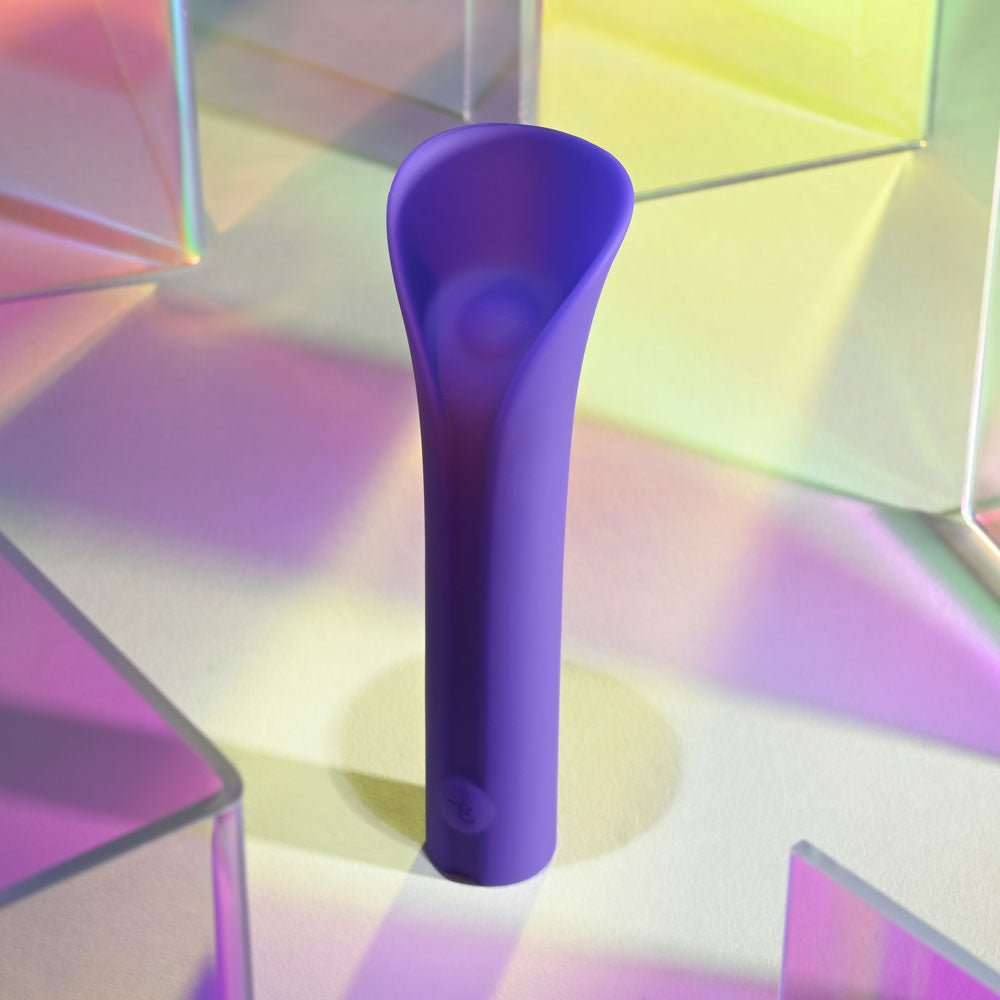 Evolved FULL COVERAGE - Purple 11.9 cm USB Rechargeable Bullet – Sex toys NZ by Naughtyhut. Discreet delivery nationwide.