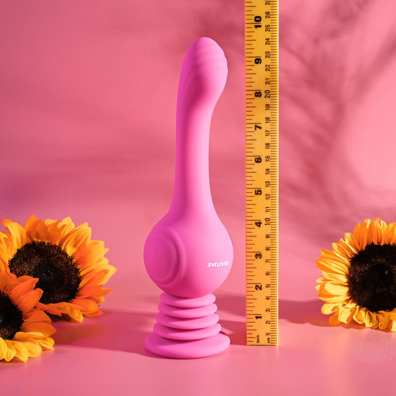 Evolved GYRO VIBE - Pink 24.8 cm USB Rechargeable Super Vibrator – Sex toys NZ by Naughtyhut. Discreet delivery nationwide.