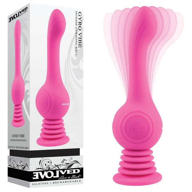 Buy Evolved GYRO VIBE - Pink 24.8 cm USB Rechargeable Super Vibrator – Naughtyhut NZ sex toys online. Discreet delivery & top brands.