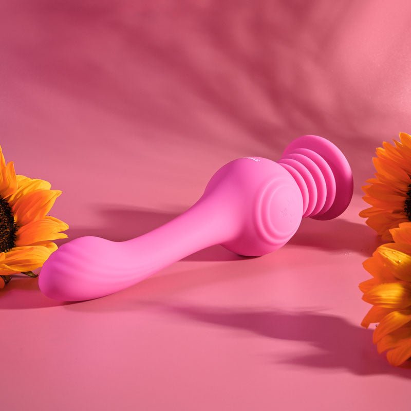 Evolved GYRO VIBE - Pink 24.8 cm USB Rechargeable Super Vibrator – Sex toys NZ by Naughtyhut. Discreet delivery nationwide.