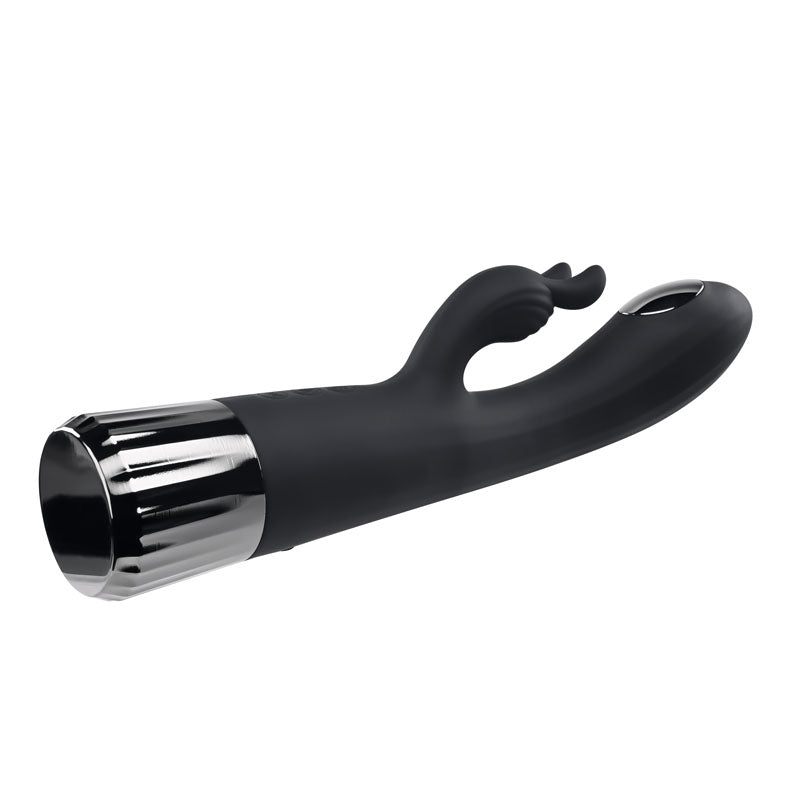 Buy Evolved Heat Up & Chill - Black 24.1 cm USB Rechargeable Heating & Cooling Rabbit Vibrator – Naughtyhut NZ sex toys online. Discreet delivery & top brands.