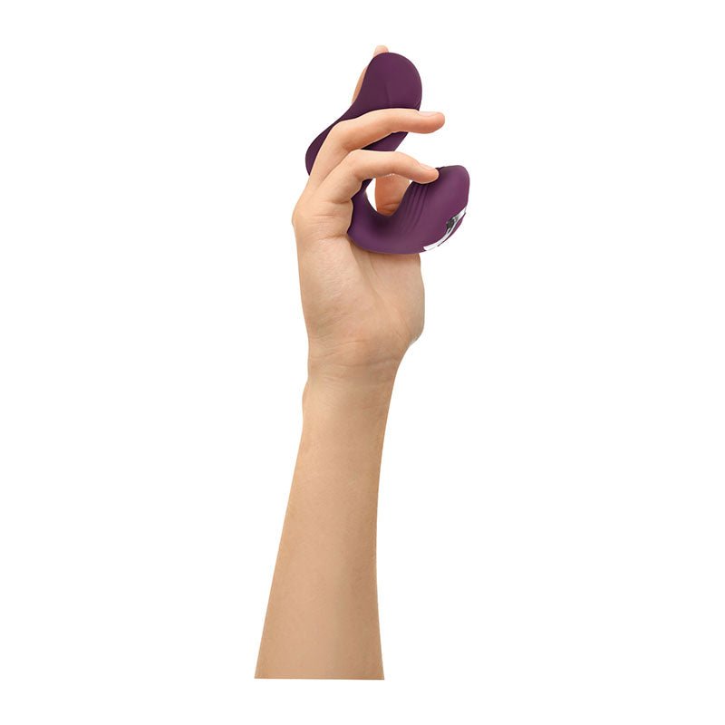 Buy Evolved Helping Hand - Purple USB Rechargeable Dual Finger Stimulator – Naughtyhut NZ sex toys online. Discreet delivery & top brands.