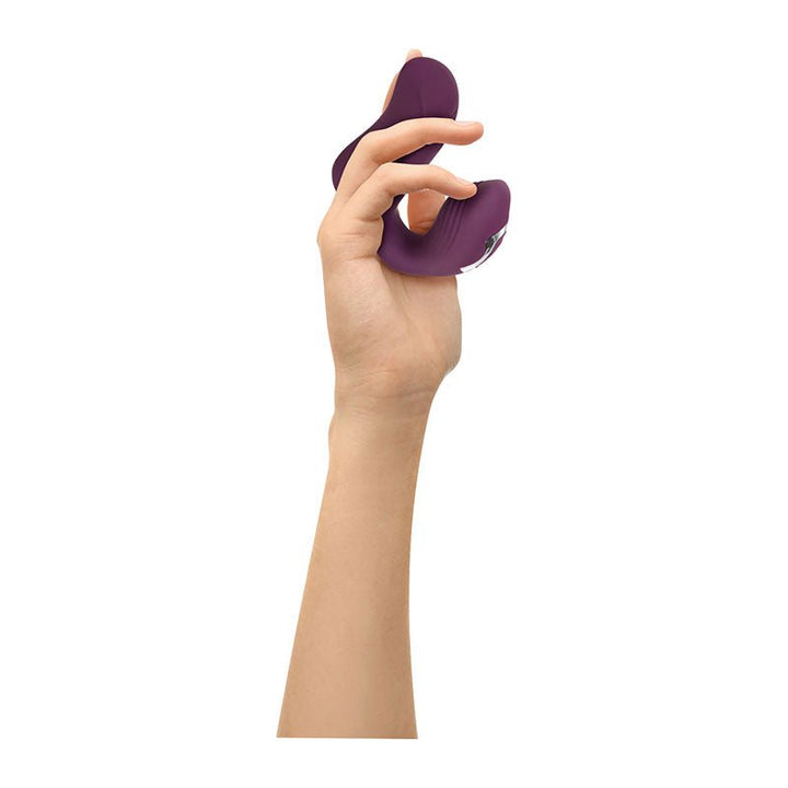 Evolved Helping Hand - Purple USB Rechargeable Dual Finger Stimulator – Sex toys NZ by Naughtyhut. Discreet delivery nationwide.