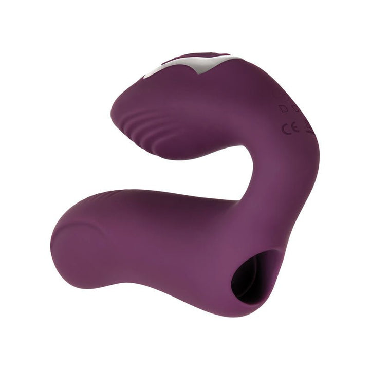 Evolved Helping Hand - Purple USB Rechargeable Dual Finger Stimulator – Sex toys NZ by Naughtyhut. Discreet delivery nationwide.