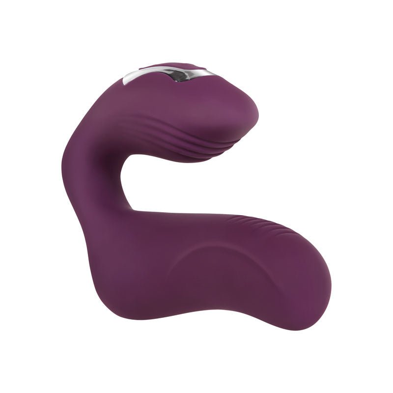Evolved Helping Hand - Purple USB Rechargeable Dual Finger Stimulator – Sex toys NZ by Naughtyhut. Discreet delivery nationwide.